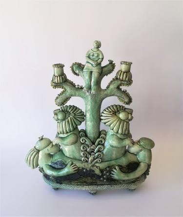 Original Art Deco Religion Sculpture by Tiffany Wallace Oosthuizen