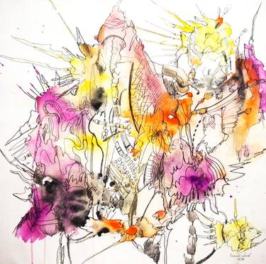 Print of Fine Art Abstract Drawings by Goro Endow