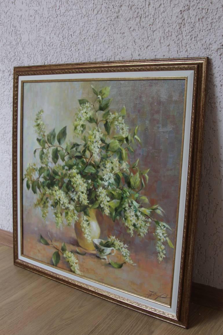 Original Realism Floral Painting by Natalia Kakhtiurina