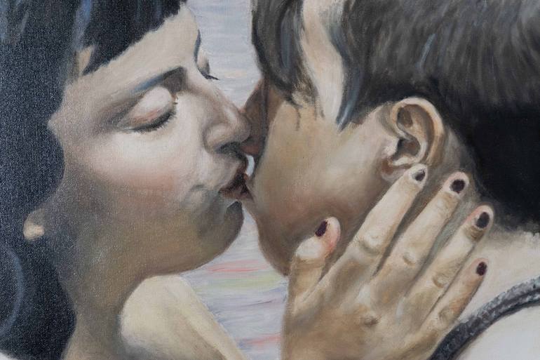 Original Figurative Love Painting by Brian Lynn