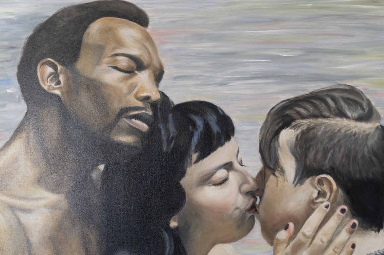 Original Figurative Love Painting by Brian Lynn