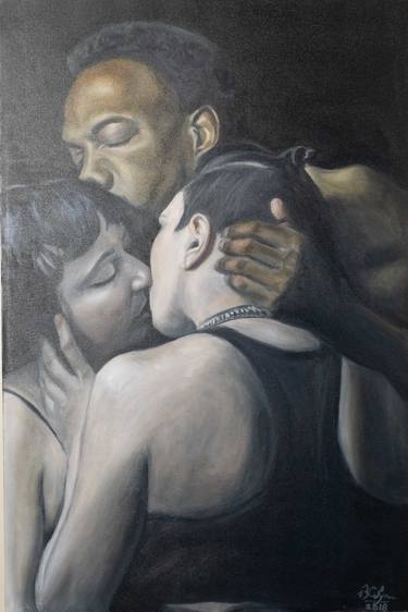 Original Figurative Love Paintings by Brian Lynn