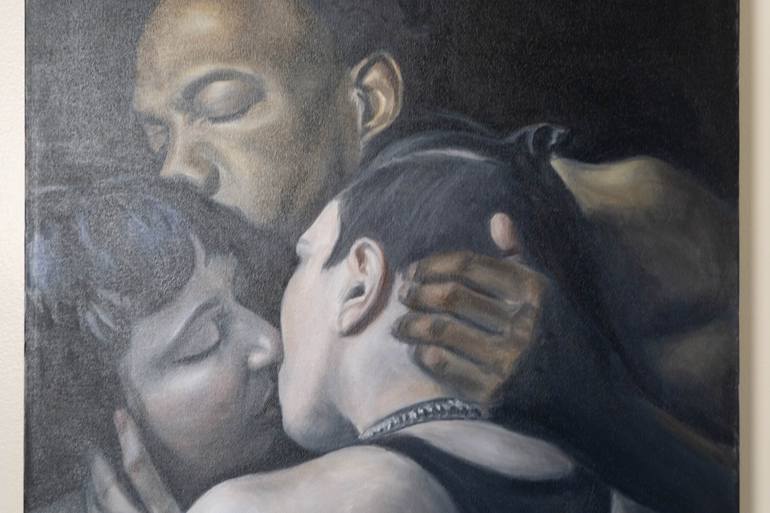 Original Figurative Love Painting by Brian Lynn