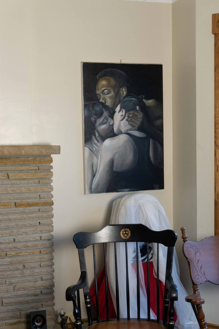 Original Figurative Love Painting by Brian Lynn