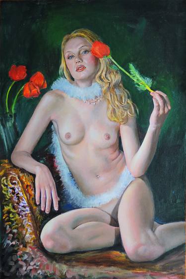 Original Figurative Nude Paintings by Alexey Linkov