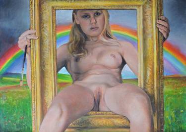 Original Figurative Erotic Paintings by Alexey Linkov