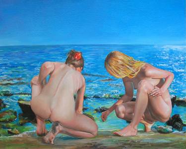 Original Photorealism Nude Paintings by Alexey Linkov