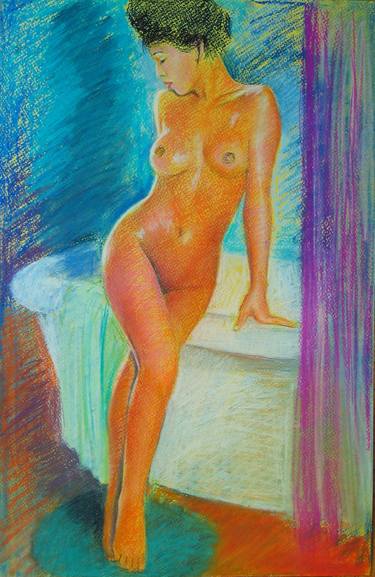 Print of Impressionism Nude Paintings by Alexey Linkov
