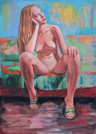 Original Symbolism Nude Paintings by Alexey Linkov
