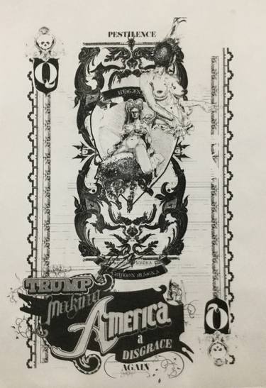 Print of Dada Typography Printmaking by Dan May