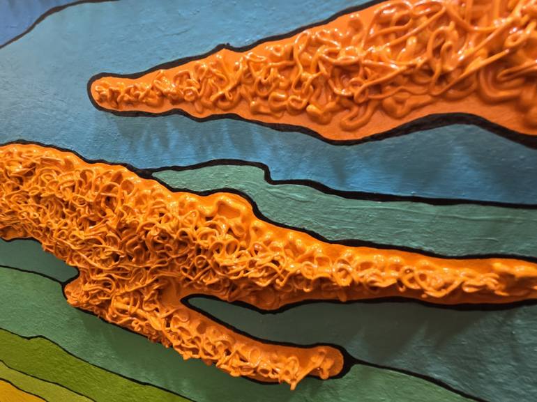 Original Abstract Nature Painting by Arthur Benjamins