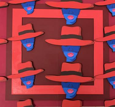 Original Art Deco People Mixed Media by Ragni Agarwal