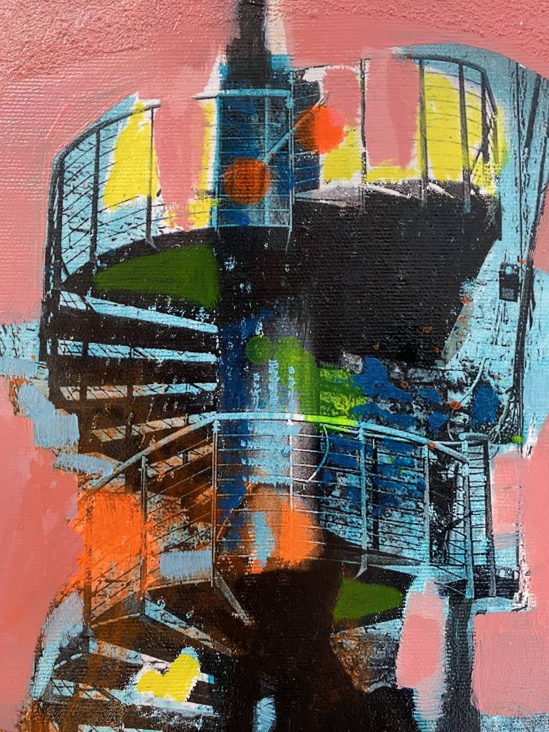 Original Contemporary Architecture Mixed Media by Peter Jakab Szőke