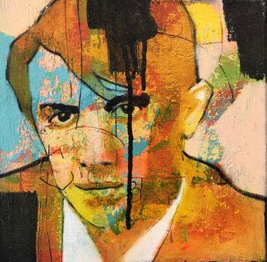 Original Abstract Expressionism Portrait Paintings by Peter Jakab Szőke