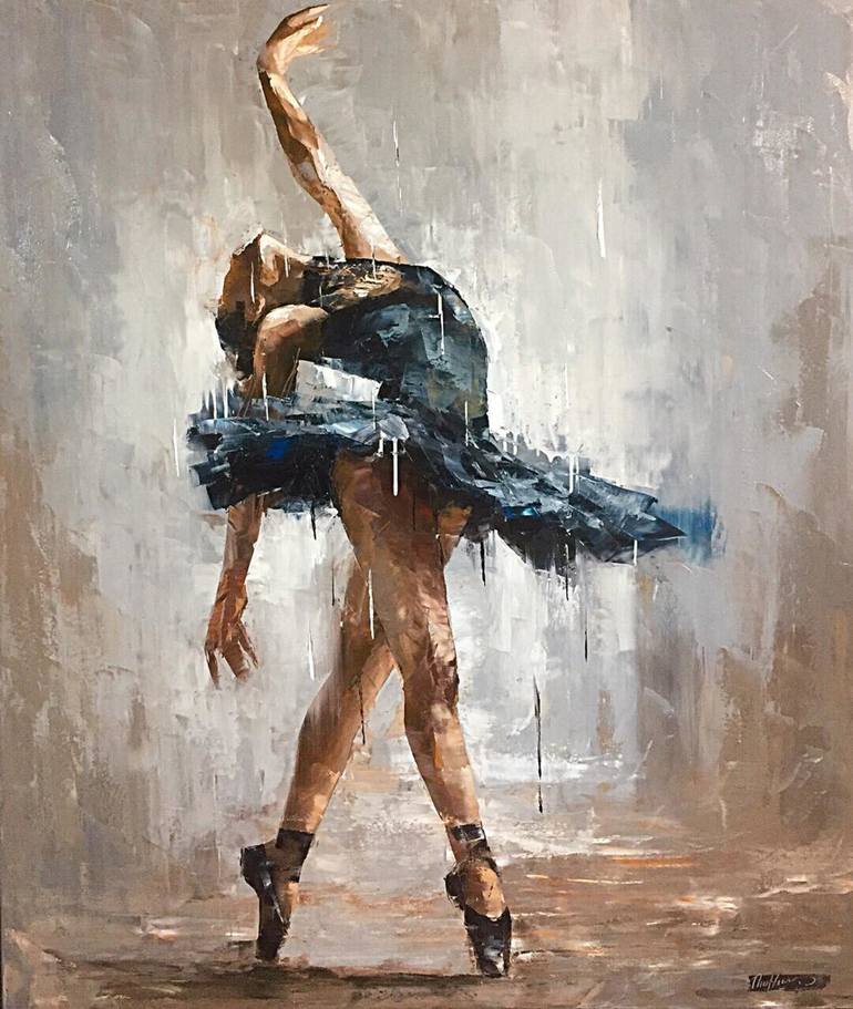 Ballet Queen Painting by Josie Nguyen | Saatchi Art