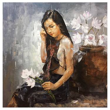 Original Popular culture Painting by Josie Nguyen