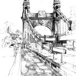 Hammersmith Bridge by Gosia Tomczuk