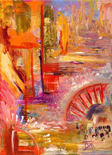 Original Abstract Expressionism Abstract Paintings by Bibzie Priori