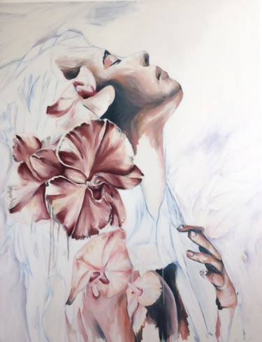 Original Figurative Mortality Paintings by Marie Anglade