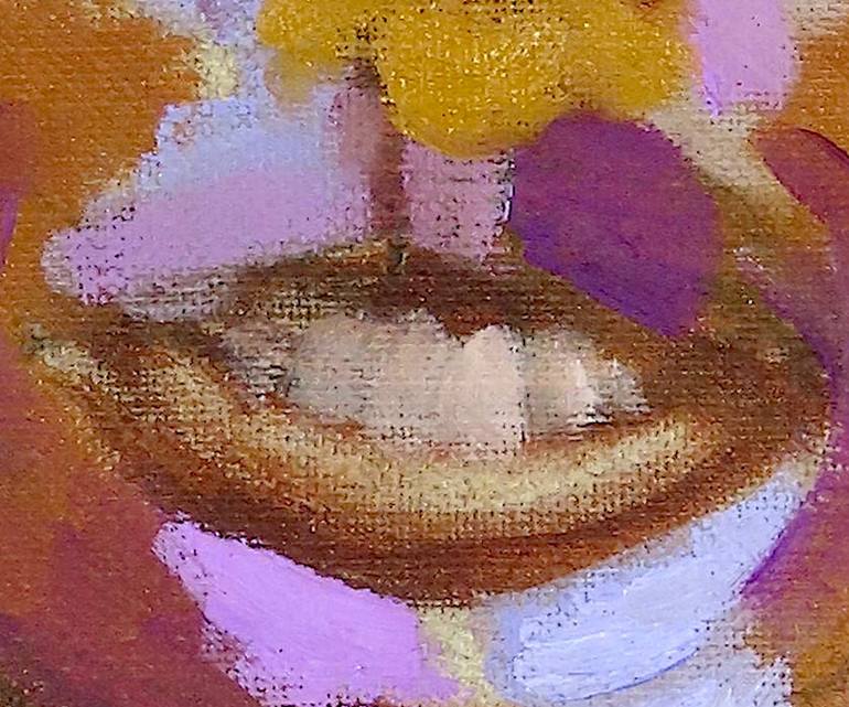 Original Impressionism People Painting by Fujie Yoshimoto