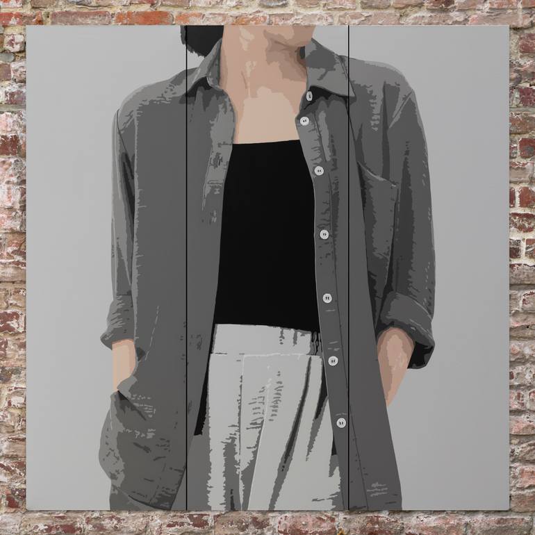 Original Figurative Women Painting by Gianni Chiacchio