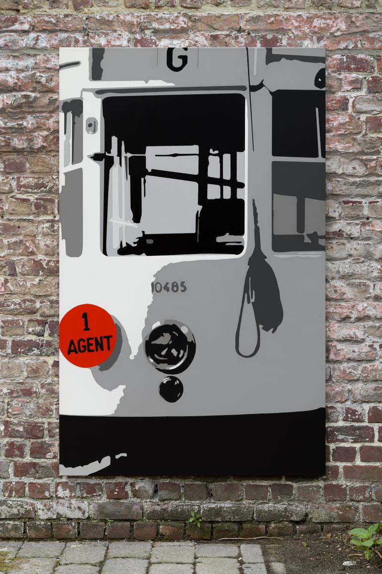 Original Figurative Transportation Painting by Gianni Chiacchio