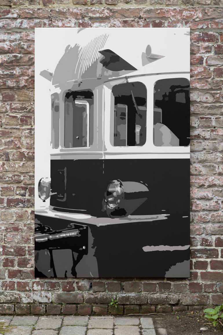 Original Figurative Transportation Painting by Gianni Chiacchio