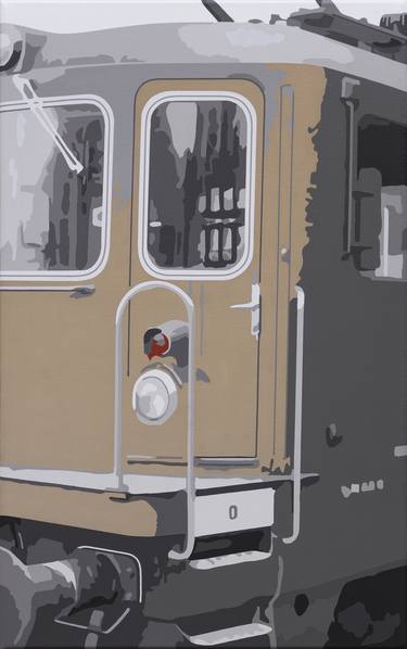 Original Figurative Train Paintings by Gianni Chiacchio