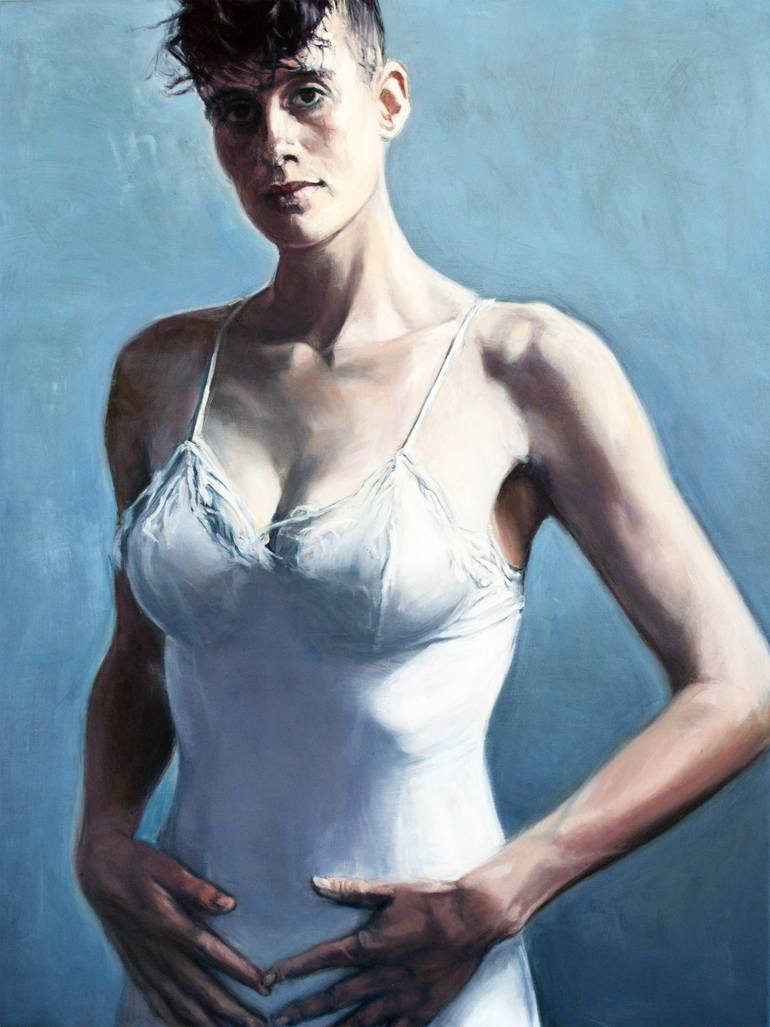 Original Contemporary Women Painting by Margriet Pronk