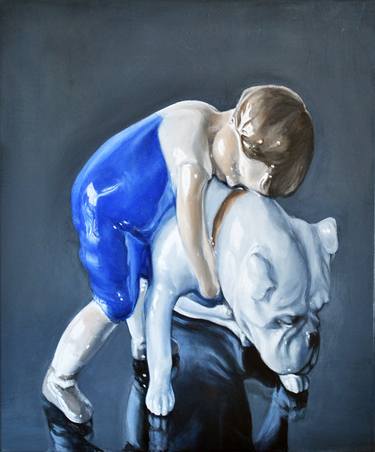 Original Figurative Children Paintings by Margriet Pronk