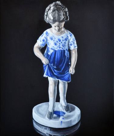Print of Figurative Children Paintings by Margriet Pronk