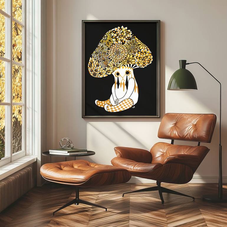 Original Pop Art Love Painting by Yoshie Allan