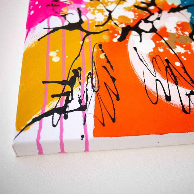 Original Contemporary Abstract Painting by Yoshie Allan