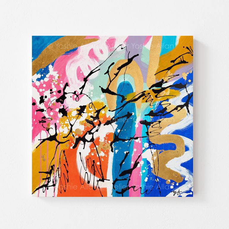 Original Contemporary Abstract Painting by Yoshie Allan