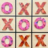 Tic Tac Toe (pink + orange) by Nicola Katsikis