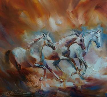 Galloping horses - Andrey Figol thumb