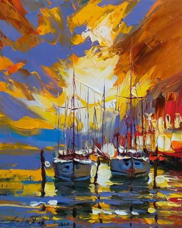 Sunset in the Marina - Andrey Figol thumb