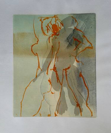 Original Nude Printmaking by Elisabeth Thorpe