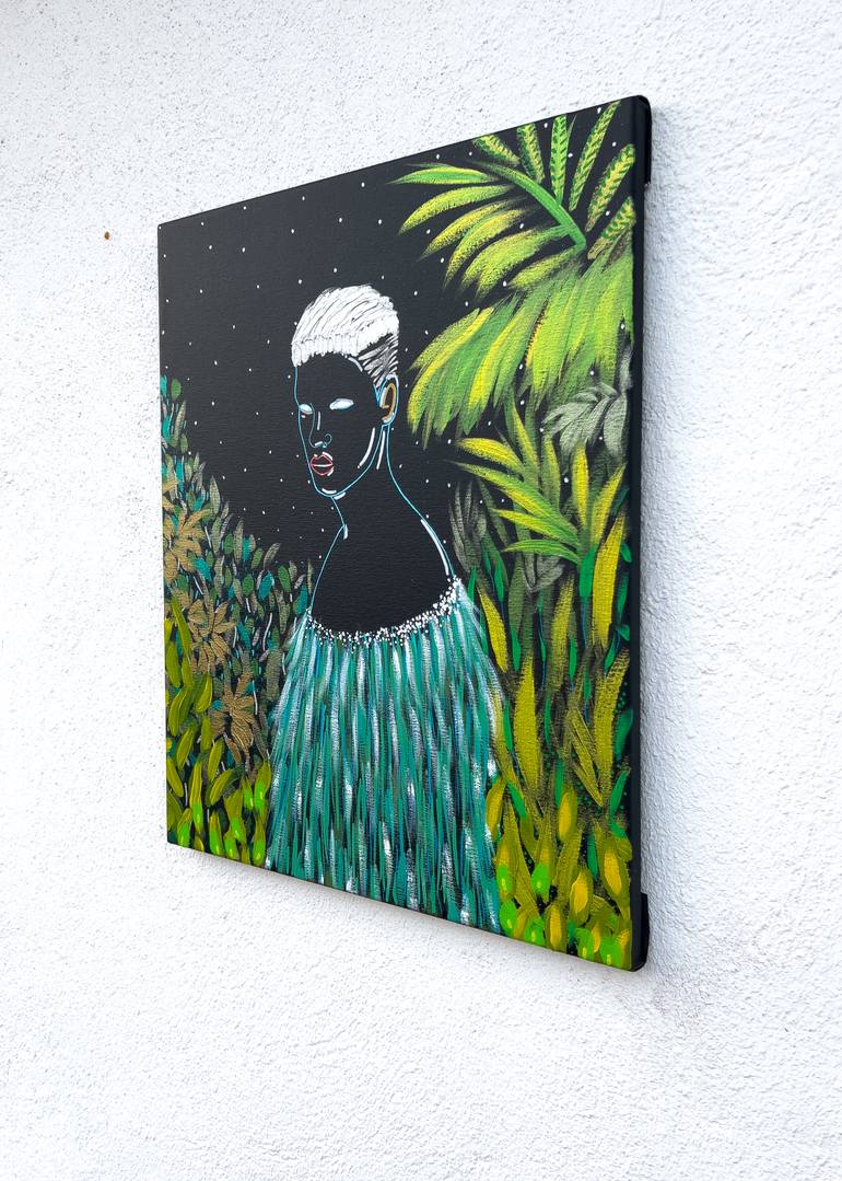 Original Futurism Performing Arts Painting by Yermine Richardson