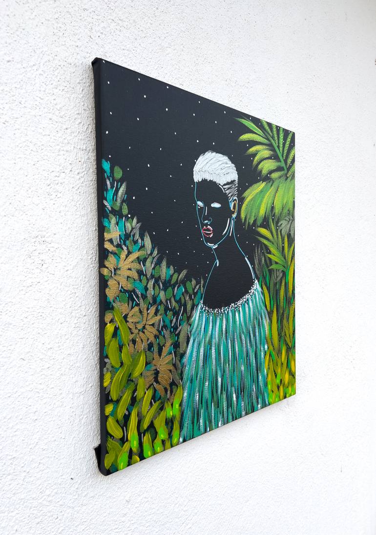 Original Futurism Performing Arts Painting by Yermine Richardson