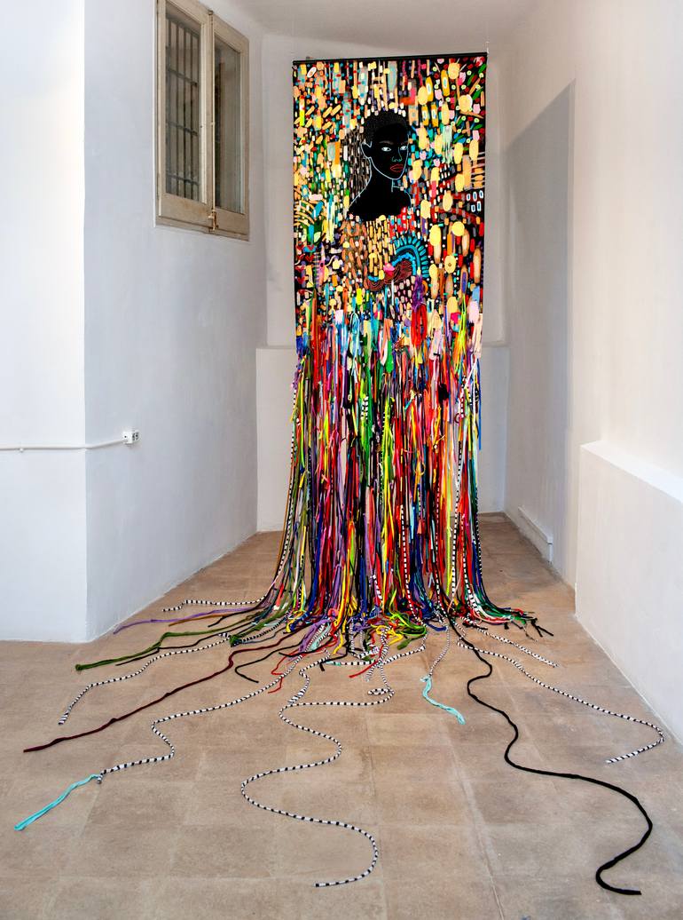 Original Installation Art Women Painting by Yermine Richardson