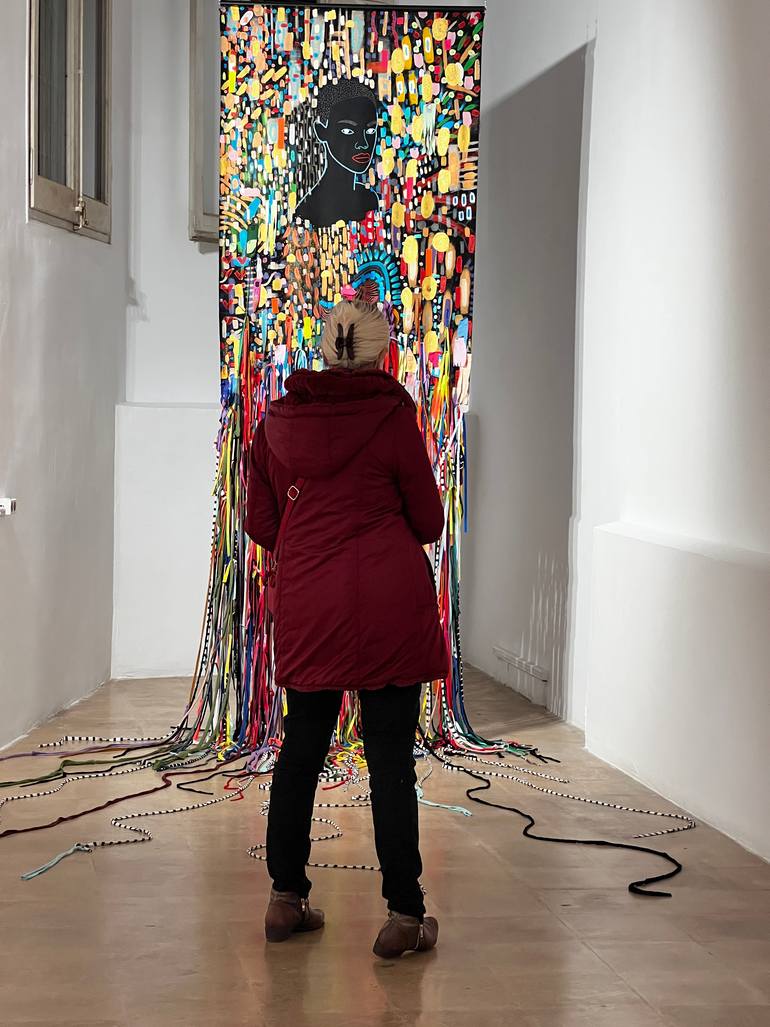 Original Installation Art Women Painting by Yermine Richardson