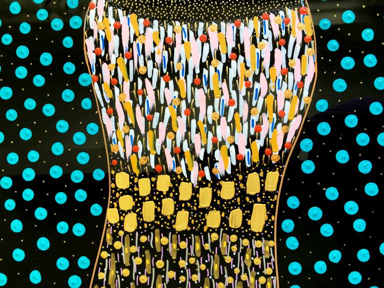 Original Illustration Women Painting by Yermine Richardson