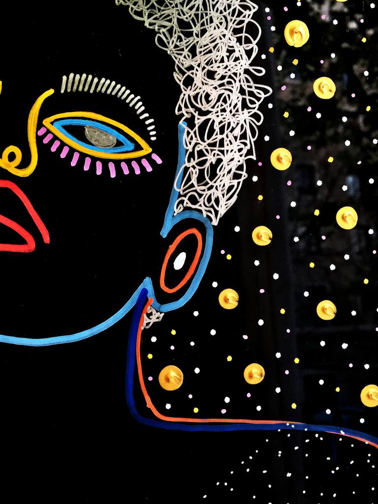 Original Illustration People Painting by Yermine Richardson