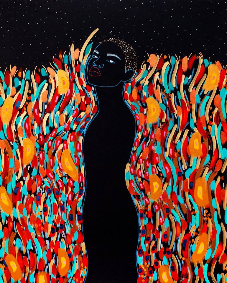 Dominican Beauty Painting By Yermine Richardson | Saatchi Art