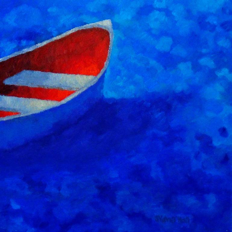 Original Boat Painting by Sydney Hall