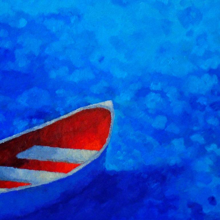 Original Expressionism Boat Painting by Sydney Hall