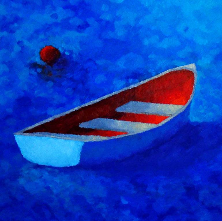 Original Boat Painting by Sydney Hall