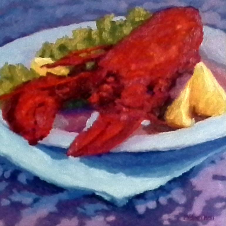 Original Expressionism Food Painting by Sydney Hall