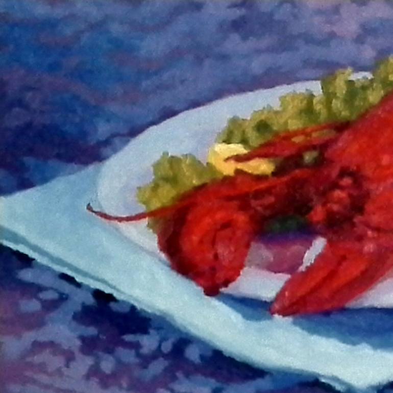 Original Expressionism Food Painting by Sydney Hall